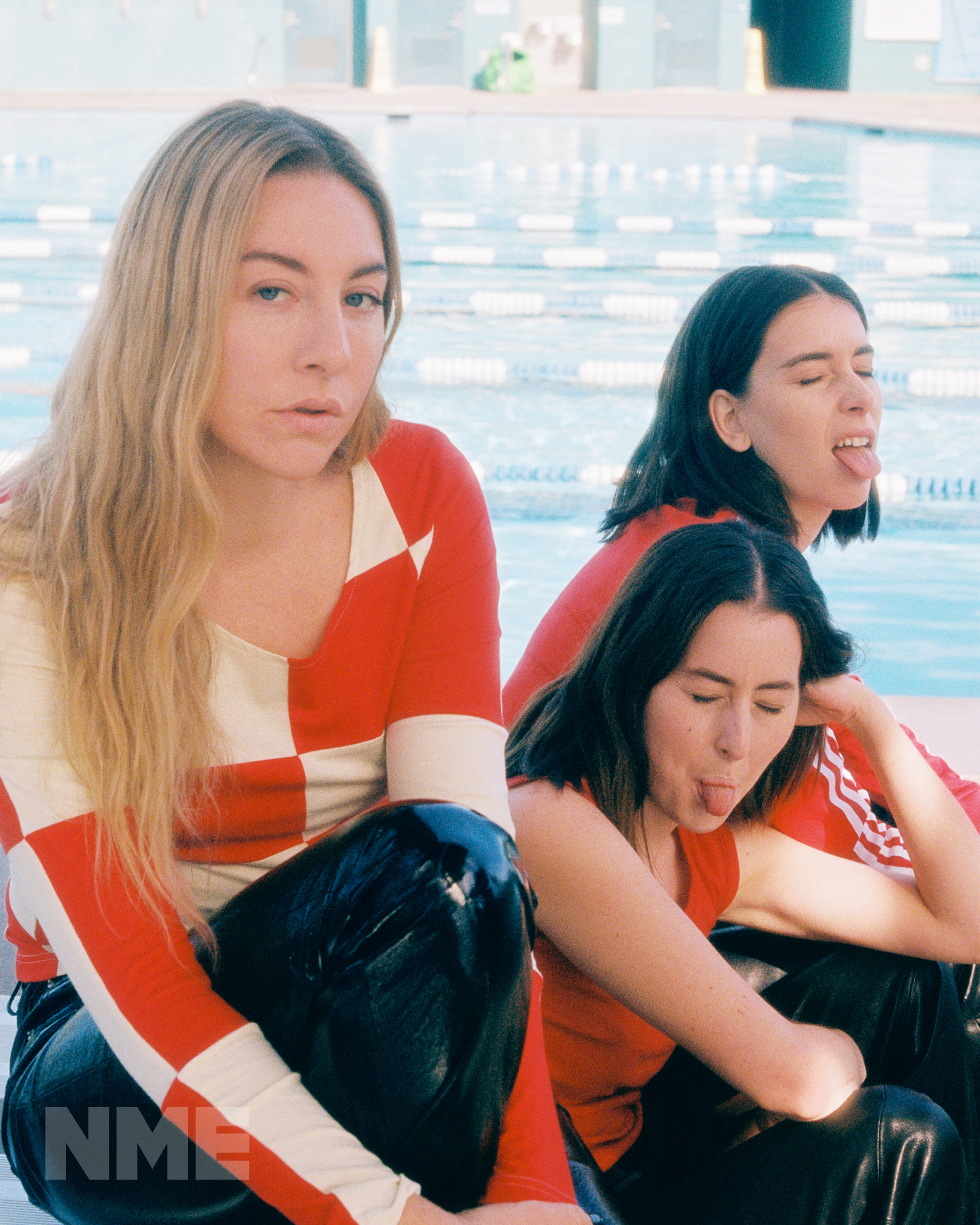 Haim shot for NME