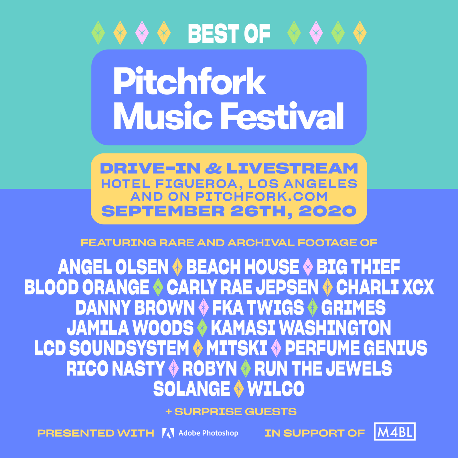 Best of Pitchfork Music Festival Lineup